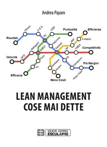 Lean management. Cose mai dette - Andrea Payaro - Libro Esculapio 2017 | Libraccio.it