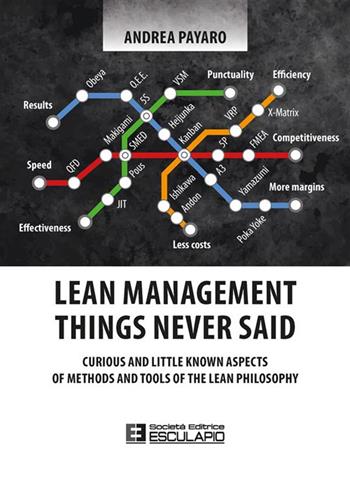 Lean management. Things never said. Curious and little known aspects of methods and tools of the lean philosophy - Andrea Payaro - Libro Esculapio 2023 | Libraccio.it
