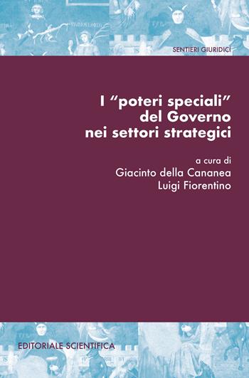 I «poteri speciali» del Governo nei settori strategici  - Libro Editoriale Scientifica 2020, Sentieri giuridici | Libraccio.it