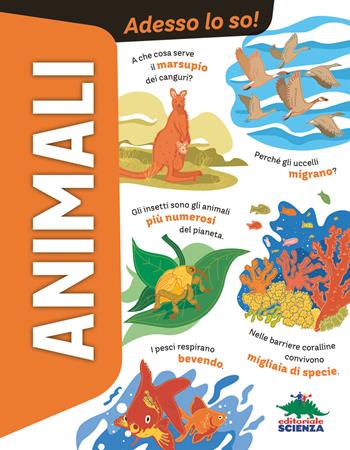 Animali. Adesso lo so! - Anna Romano - Libro Editoriale Scienza 2023, Adesso lo so | Libraccio.it