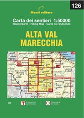Alta Val Marecchia. Carta dei sentieri 1:50.000 Ediz. multilingue