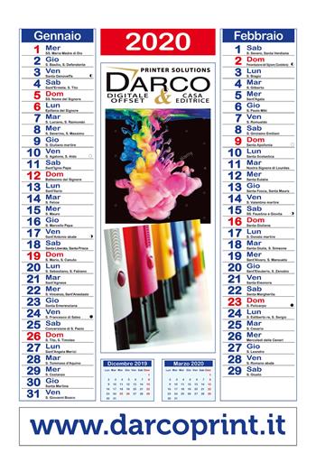 Calendario da muro  - Libro Pasquale D'Arco 2019 | Libraccio.it