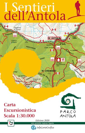 I sentieri dell'Antola. Carta escursionistica scala 1:30.000 del Parco Naturale Regionale dell'Antola - Ente Parco dell'Antola - Libro Ente Parco dell'Antola 2020 | Libraccio.it
