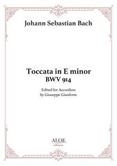 Toccata in E Minor BWV 914. Edited For Accordion