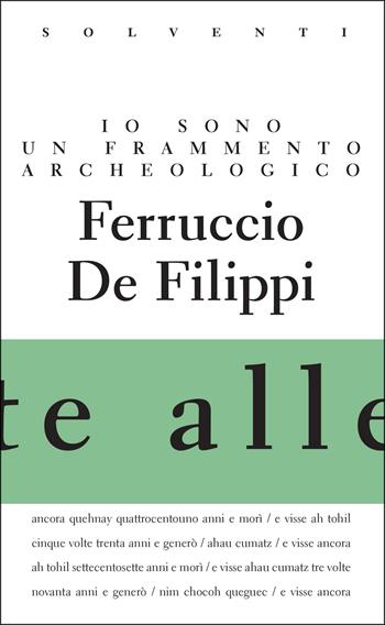 Io sono un frammento archeologico. Ediz. illustrata - Ferruccio De Filippi - Libro Cambiaunavirgola 2022, I solventi | Libraccio.it