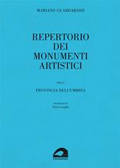 Repertorio dei monumenti artistici della provincia dell'Umbria