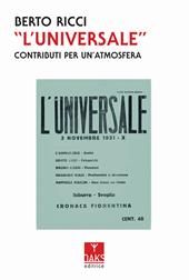 «L'Universale». Contributi per un'atmosfera