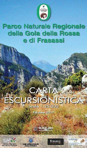 Parco naturale regionale della Gola della Rossa e di Frasassi. Carta escursionistica scala 1:25.000  - Libro DREAm Italia 2017 | Libraccio.it