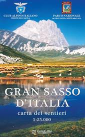 Gran Sasso d'Italia. Carta dei sentieri. Scala 1:25.000