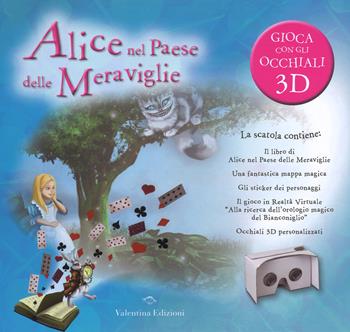Alice nel paese delle meraviglie. Ediz. a colori. Con App. Con gadget - Lewis Carroll - Libro Valentina Edizioni 2017 | Libraccio.it