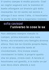 L'universo le cose le sa