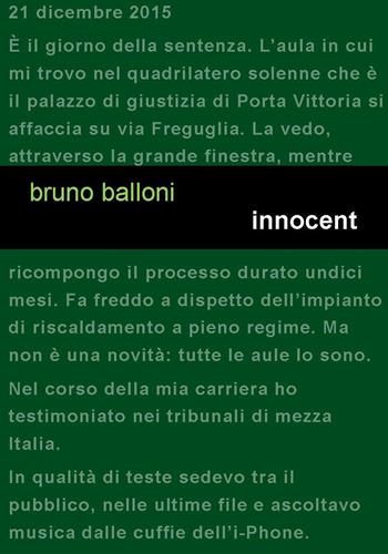 Innocent - Bruno Balloni - Libro Project 2020 | Libraccio.it