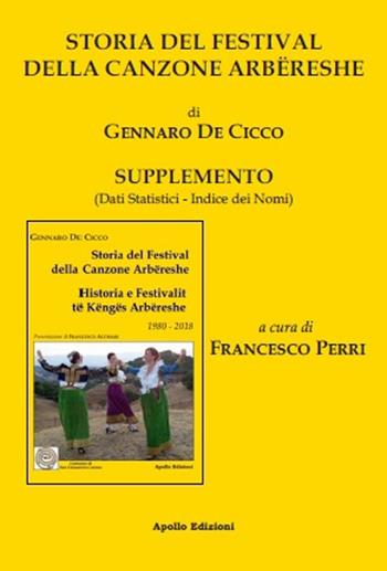 Storia del Festival della canzone arbëreshe. Supplemento (Dati statistici, Indice dei nomi) - Gennaro De Cicco - Libro Apollo Edizioni 2021, Il tempo | Libraccio.it
