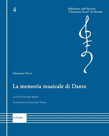 La memoria musicale di Dante - Clemente Terni - Libro LoGisma 2022, Biblioteca dell'Istituto Clemente Terni | Libraccio.it