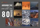 Around the world in 80 images. Ediz. a caratteri grandi
