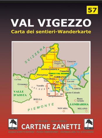 Val Vigezzo 1:30.000  - Libro Danilo Zanetti Editore 2019, Cartine dei sentieri | Libraccio.it