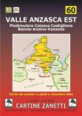 Valle Anzasca est. Piedimulera, Calasca Castiglione, Bannio Anzino, Vanzone 1:30.000