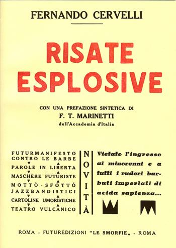 Risate esplosive - Fernando Cervelli - Libro Biblioteca d'Orfeo 2006, Biblioteca delle avanguardie | Libraccio.it