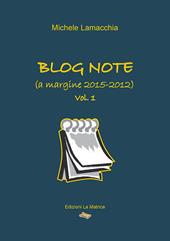 Blog note (a margine 2015-2012)