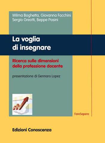 La voglia di insegnare. Ricerca sulle dimensioni della professione docente  - Libro Edizioni Conoscenza 2015, FareSapere | Libraccio.it