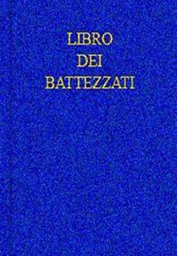Libro dei battezzati  - Libro Dottrinari 2018 | Libraccio.it