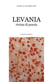 Levania. Rivista di poesia. Vol. 4