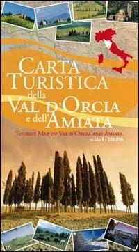 Carta turistica della Val d'Orcia e dell'Amiata 1:120.000  - Libro Cesare Moroni Editore 2013 | Libraccio.it