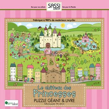 Le chateau des princesses. Puzzle géant et livre. Con puzzle - Jillian Phillips - Libro Sassi 2013 | Libraccio.it
