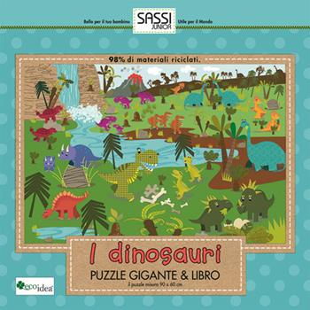 I dinosauri. Puzzle gigante. Ediz. illustrata. Con libro  - Libro Sassi 2013, Sassi junior | Libraccio.it