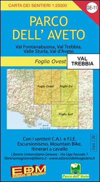 GE 11 Val Trebbia - Stefano Tarantino - Libro Edizioni del Magistero 2014, Carta dei sentieri | Libraccio.it