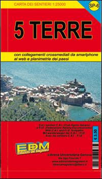 SP 42B Cinque Terre 1:25.000 - Stefano Tarantino, Marco Fuoco - Libro Edizioni del Magistero 2009, Carta dei sentieri | Libraccio.it