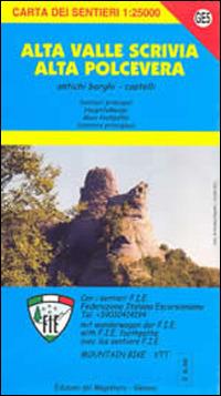 GE 5 Alta Valle Scrivia e castello della Pietra. Alta via dei monti liguri - Stefano Tarantino, Federico Gaggero - Libro Edizioni del Magistero 2016, Carta dei sentieri | Libraccio.it