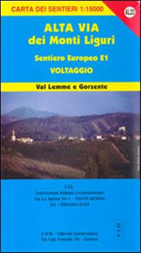 AL 22 Monte Tobbio, Voltaggio. Alta via dei monti liguri - Stefano Tarantino - Libro Edizioni del Magistero 2009, Carta dei sentieri | Libraccio.it