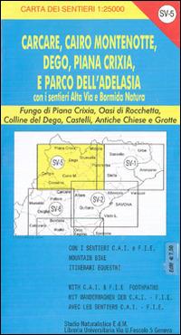 SV 5 Val Bormida, Altare, Cairo, Dego. Alta via dei monti liguri - Giorgio Mazzarello - Libro Edizioni del Magistero 2014, Carta dei sentieri | Libraccio.it