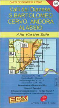 IM6 Valle del Dianese, Cervo, Andora, Alassio. Passeggiate e sentieri - Stefano Tarantino - Libro Edizioni del Magistero 2009, Carta dei sentieri | Libraccio.it