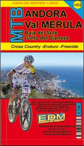 MTB-3 Andora. Carte sentieri di Liguria per mountain bike MTB VTT