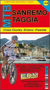 MTB-4 Sanremo. Carte dei sentieri di Liguria per mountain bike MTB VTT