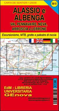 Im9 valli Neva, Pennavaire, Arroscia e Lerrone. Carta dei sentieri di Liguria - Stefano Tarantino - Libro Edizioni del Magistero 2015, Carta dei sentieri | Libraccio.it