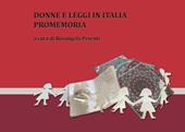 Donne e leggi in Italia. Un promemoria