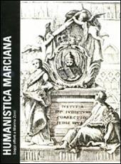 Humanistica marciana. Saggi offerti a Marino Zorzi