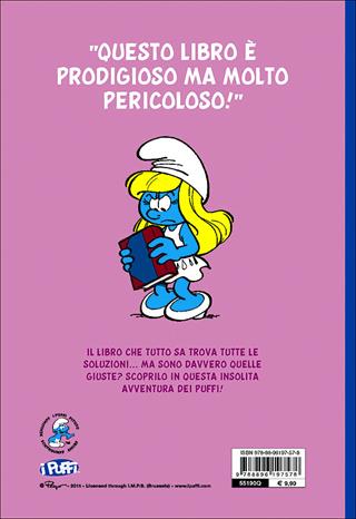 I puffi e il libro che tutto sa - Peyo - Libro Black Velvet 2011, Black Velvet Junior | Libraccio.it