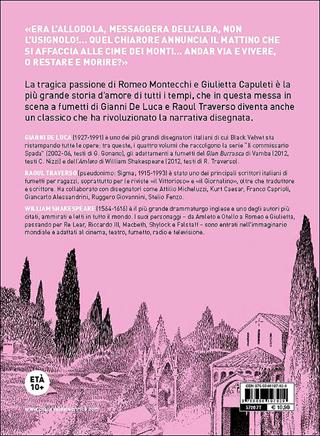 Romeo e Giulietta. Dall'opera di William Shakespeare - Gianni De Luca, Raoul Traverso - Libro Black Velvet 2012, Singoli junior | Libraccio.it