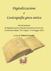 Digitalizzazione e lessicografia greca antica