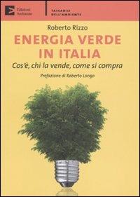 Energia verde in Italia. Cos'è, chi la vende, come si compra - Roberto Rizzo - Libro Edizioni Ambiente 2009, Tascabili dell'ambiente | Libraccio.it