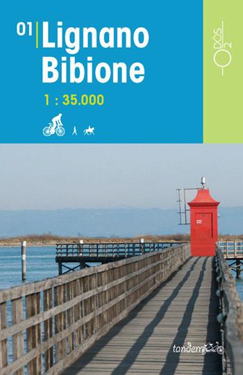 Lignano, Bibione 1:35.000 - Chiara Gaetani, Marco Vertovec - Libro Odós (Udine) 2015, Tandem | Libraccio.it