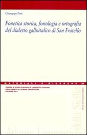 Fonetica storica, fonologia e ortografia del dialetto galloitalico di San Fratello