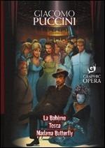 Puccini. La Bohème, Tosca, Madama Butterfly. Con CD Audio  - Libro I Libri di Sony Music 2009, Graphic opera | Libraccio.it