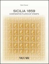 Sicilia 1859. Comparative plates of stamps