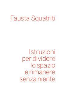 Istruzioni per dividere lo spazio e rimanere senza niente - Fausta Squatriti - Libro Nexo 2018 | Libraccio.it