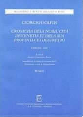 Cronicha dela nobil cità de Venetia et dela sua provintia et destretto (origini-1458)